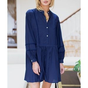 Emerson Fry India Shirt Dress- Indigo